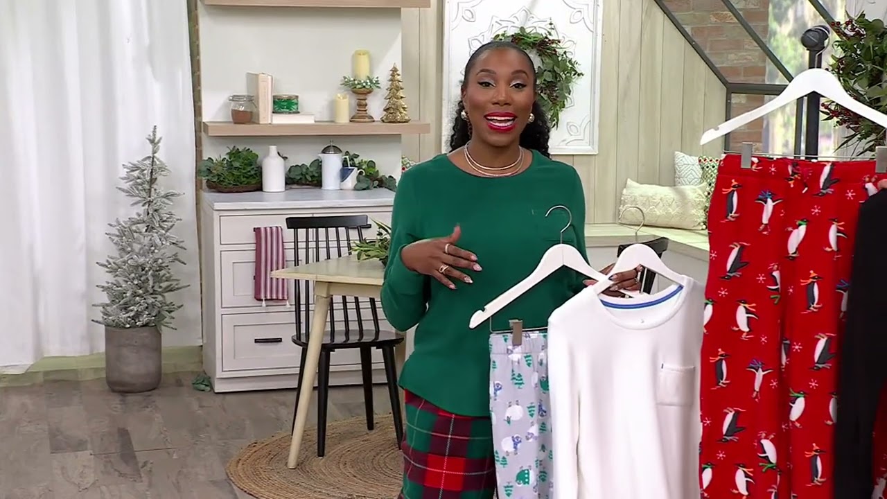 Cuddl Duds Fleecewear with Stretch Pajama Set on QVC 