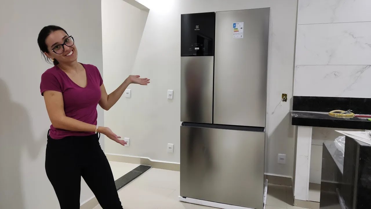 Electrolux - Geladeira 3 PORTAS inverse 590 IM8S LITROS UNBOXING E PRIMEIRAS IMPRESSOES