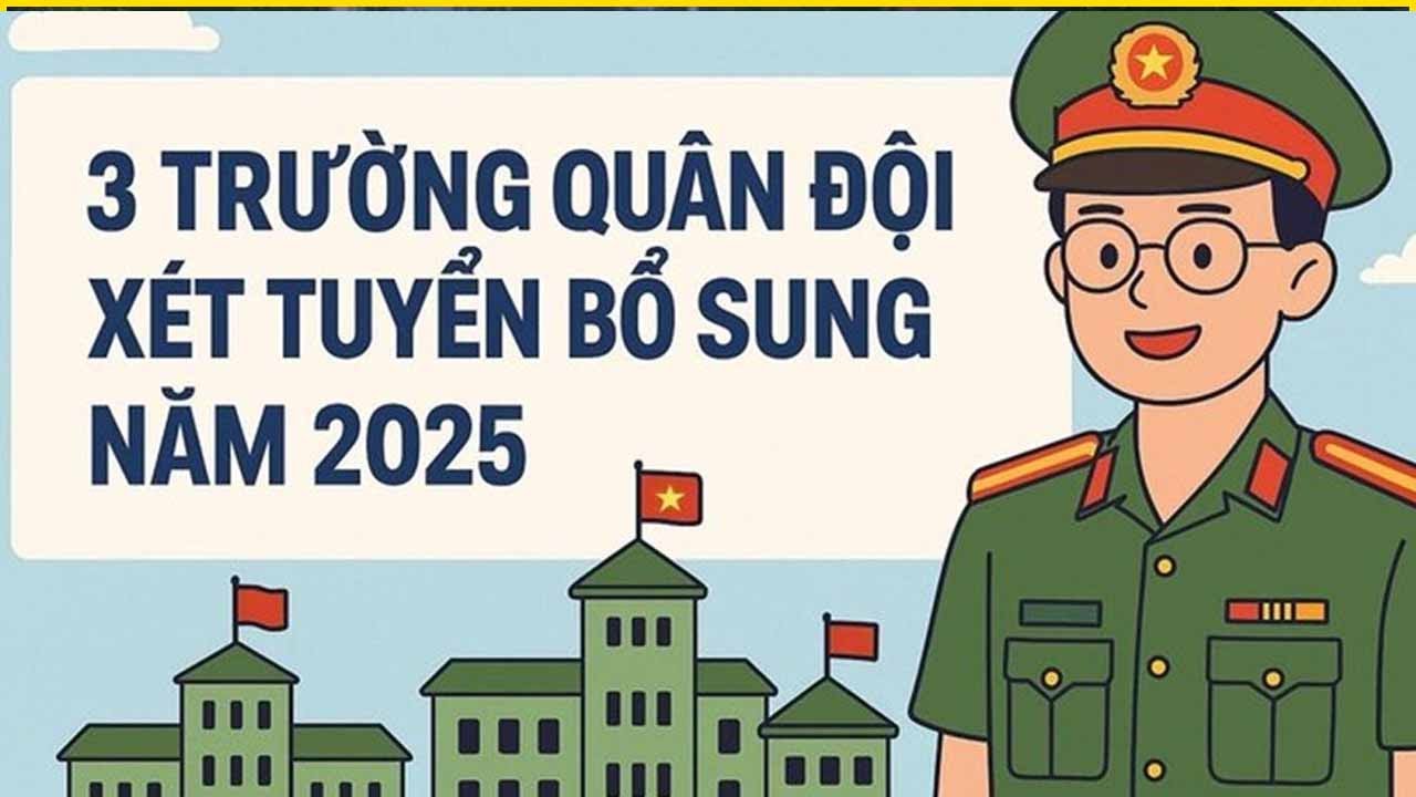 Chỉ tiêu xét tuyển bổ sung của 3 trường quân đội| Báo Lao Động - youtube