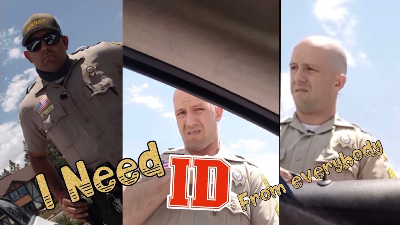 Отказ в выдаче удостоверений личности — офицер требует удостоверения личности от всех, кто находи...