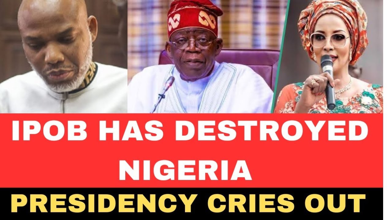 IPOB has destr0ýed Nigeria :: Presidency c.r.y  out (SHOCKING)