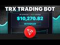 How TRX Trading Looks with an AI Bot (Real Session) on Mobile