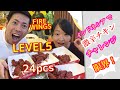 AKIRA & FUMI FIRE WINGS CHALLENGE. 「24pcs LEVEL 5」