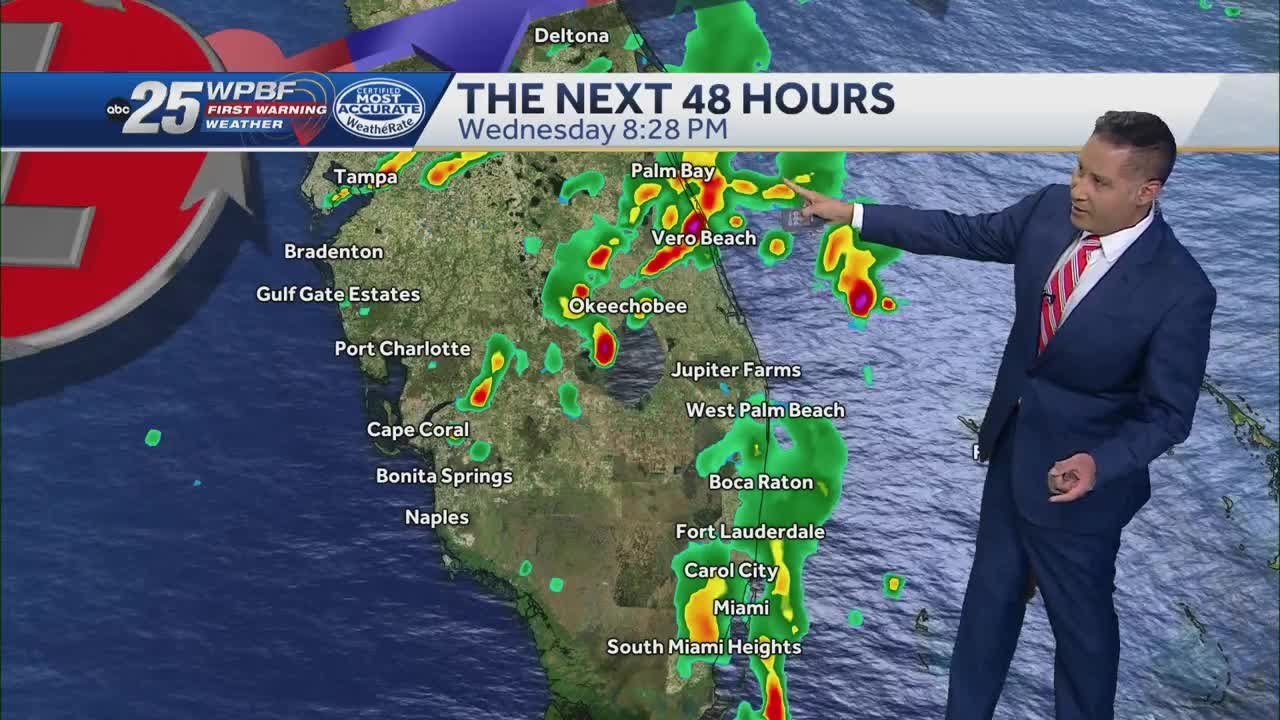 Another round of showers is expected on Wednesday - YouTube