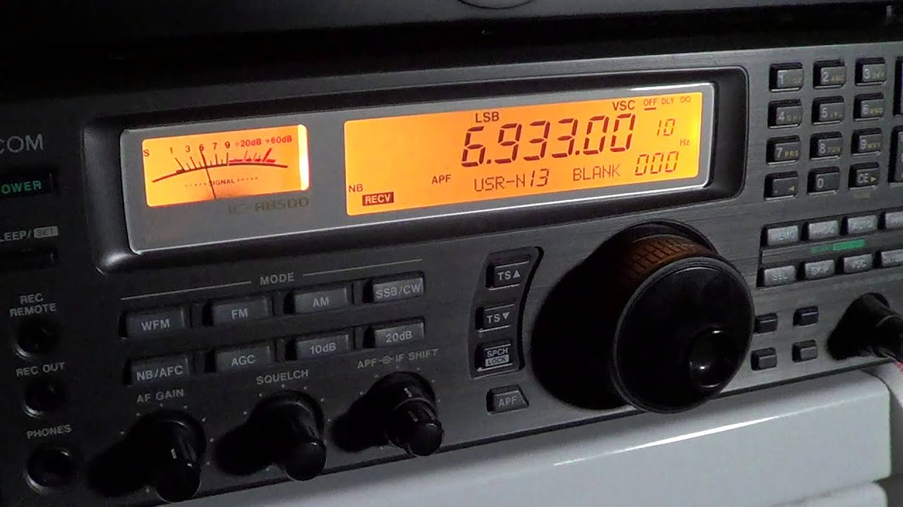 Unidentified transmission spanish 6933 Khz LSB