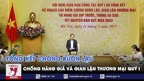 Tổng kết công tác chống buôn lậu, gian lận thương mại và hàng giả quý I - VNEWS