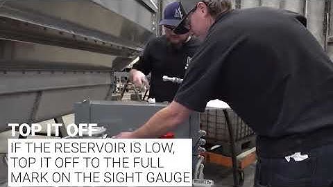 Keith Walking Floor Maintenance Video Series - Ice Bin Weekly Service Check