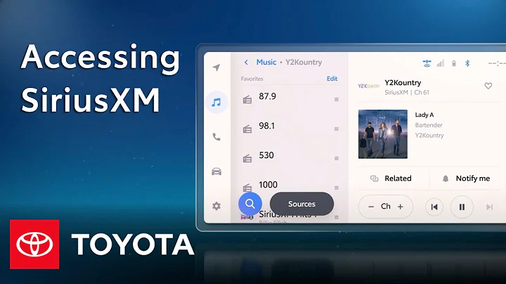 How To: SiriusXM on Toyota's Newest Audio Multimedia Platform | Toyota