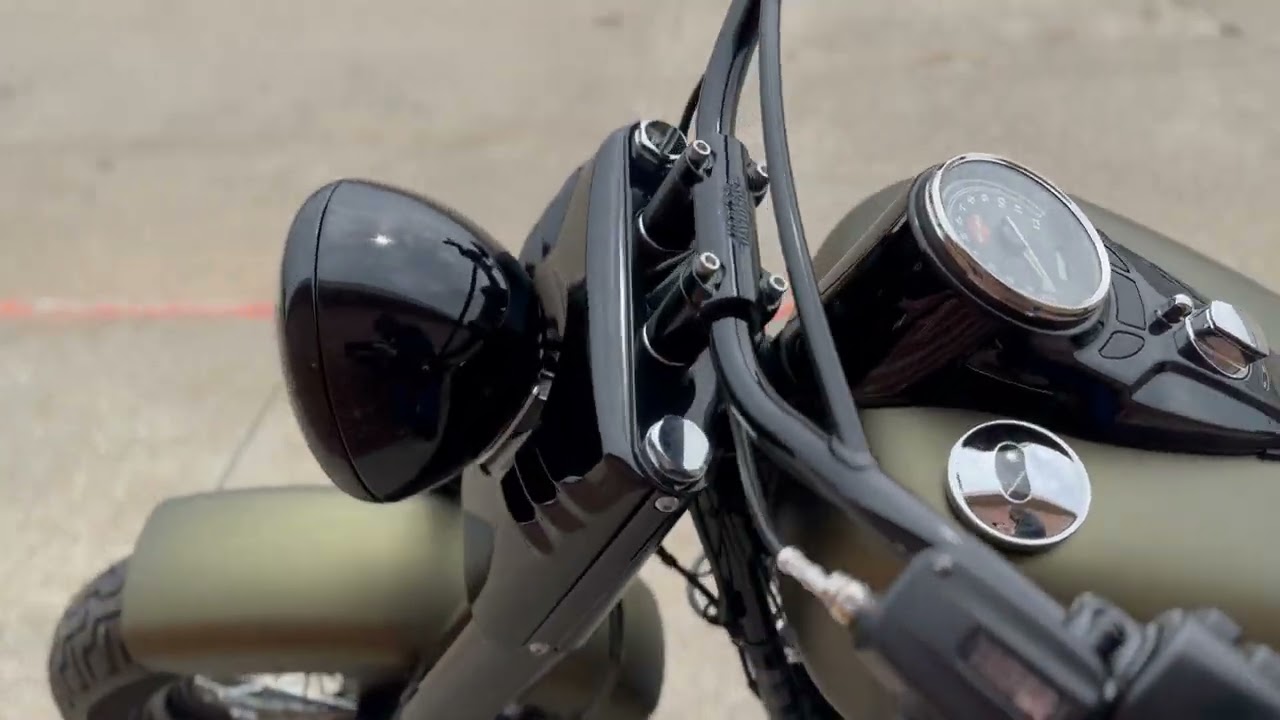 2016 Harley-Davidson Softail Slim S in Olive Gold Denim