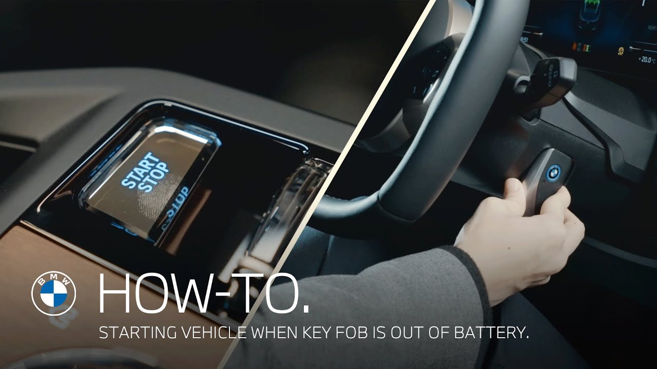 Starting your BMW vehicle when key fob is out of battery | 車匙電池電量耗盡下啟動 ...