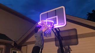 Aros de baloncesto electrónicos luminosos de la luz del borde del baloncesto del LED con las screenshot 3