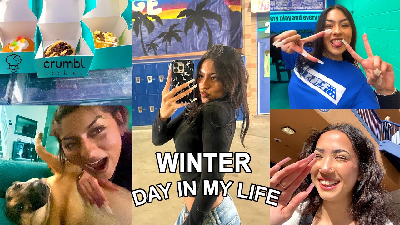 Зимний день в моей жизни | Приходи в школу с Мерседес 💖