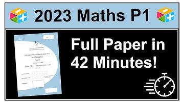 Speedy Solutions! 2023 Maths Paper 1 (Ordinary Level Leaving Cert)