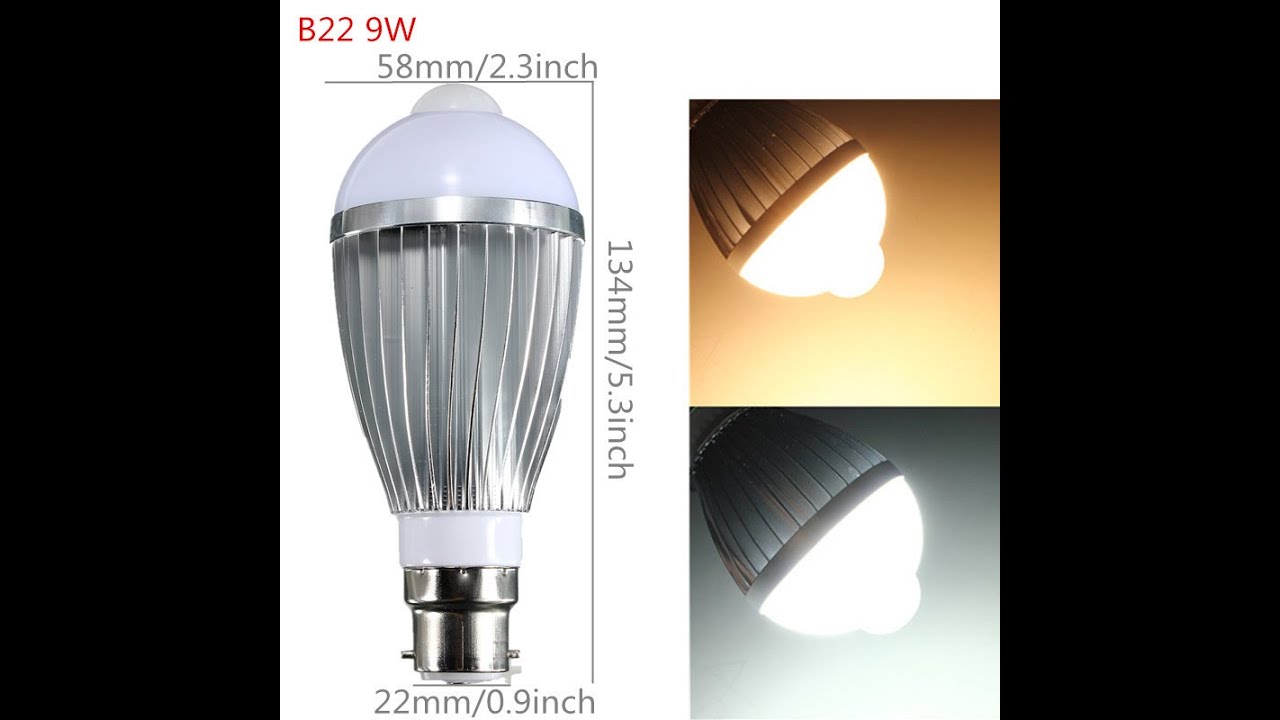 Pir Infrared Motion Sensor Detection Led Light Bulb Lamp You