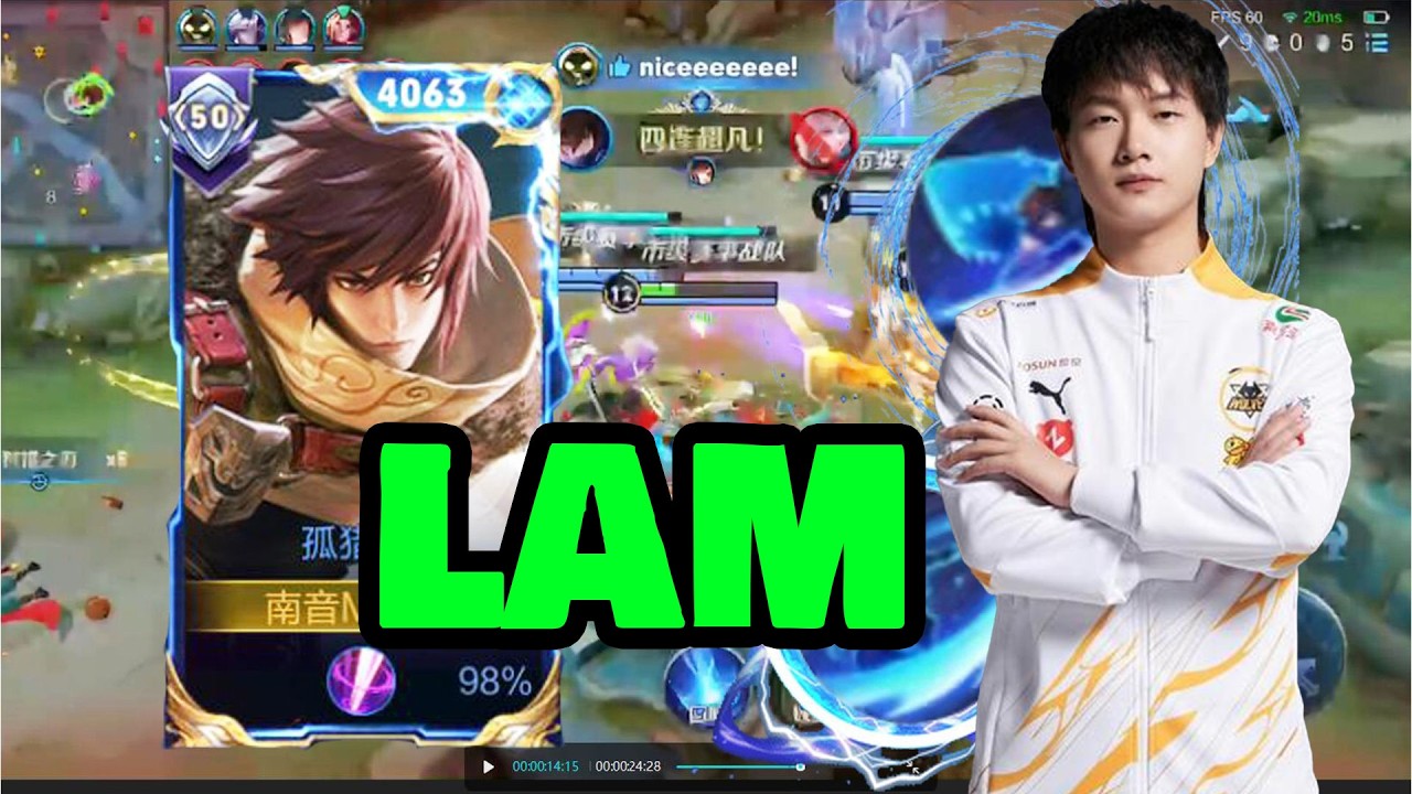 LAM 52 STAR RANK 1 INSANE! GOD MODE CARRY & UNSTOPPABLE PLAYS | HONOR OF KINGS 2025