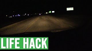How To Retain Night Vision Through Oncoming Traffic