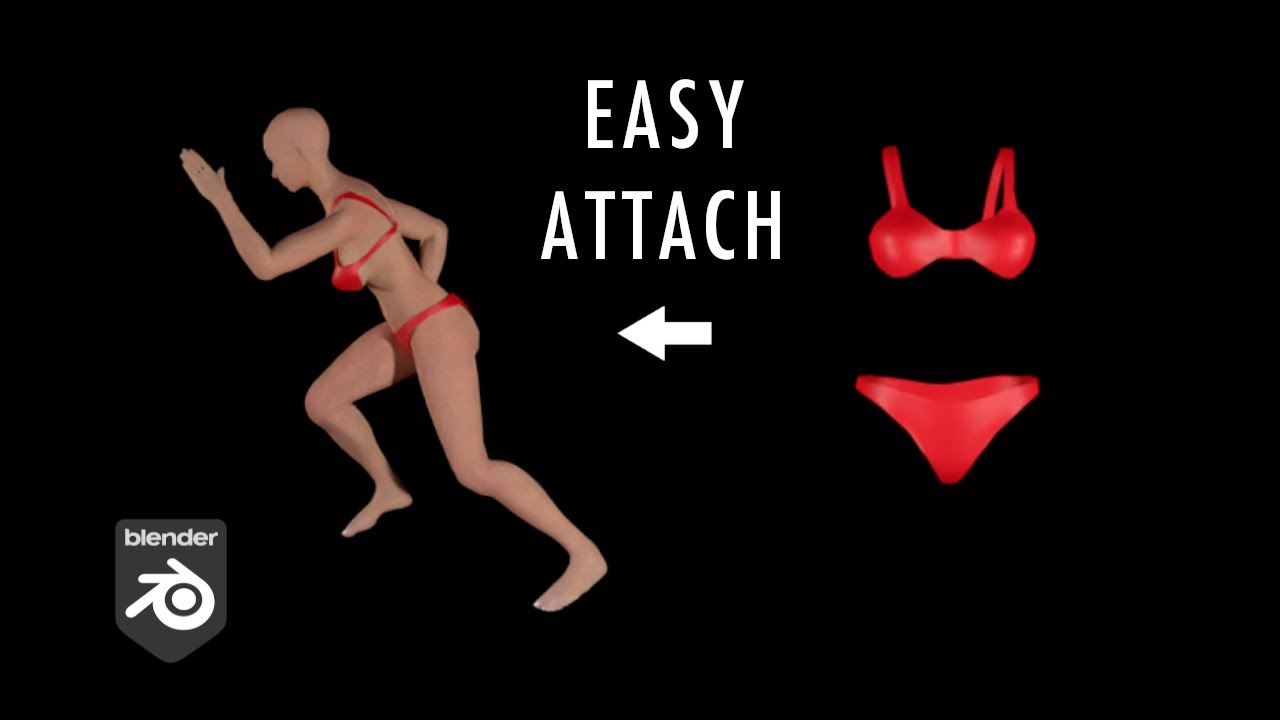 Blender DATA TRANSFER Easy How To Attach Fitted Clothes Tutorial Blender DATA TRANSFER Easy How To Attach Fitted Clothes Tutorial