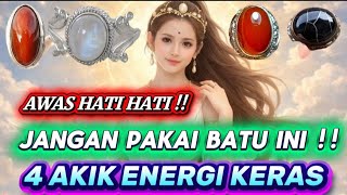 TERUNGKAP !! 4 BATU AKIK SAKTI BISA MEMBAHAYAKAN PEMILIKNYA