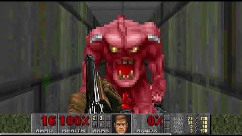 Doom, E3M1 - Hell Keep, UV, Fast-Monsters, All Kills, All Secrets, Pistol Start