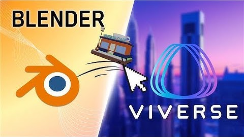 Easily import 3D models from Blender to VIVERSE Create