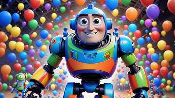 Six Little Robots Count to Ten + More Nursery Rhymes & Kids Songs