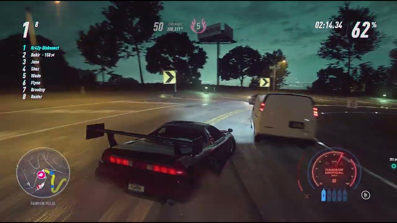 Need for Speed Heat5 race