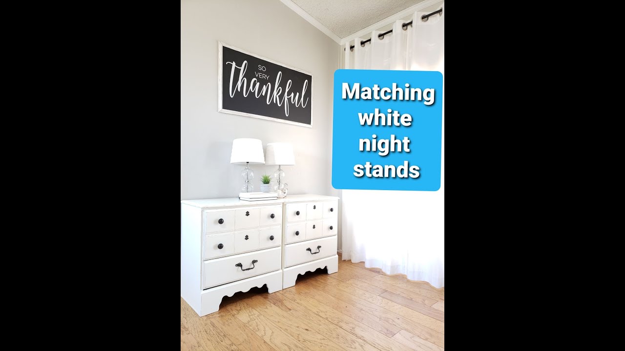 Matching night stand set - stop motion to see all angles of the piece