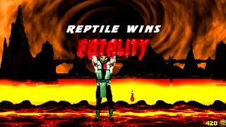 Mortal Kombat Project Revitalized 2: Definitive Edition 2020 - MKX Reptile playthrough