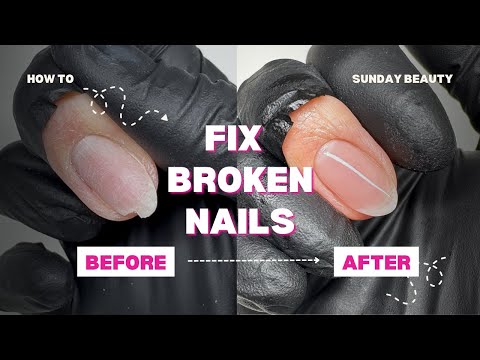 How to Fix a Broken Nail Like a Pro | Nail Form & Builder Gel (BIAB) Repair