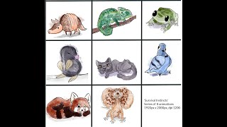 Survival Instincts by Jaiden Durman (2023) |Visual Art Assignment 2|