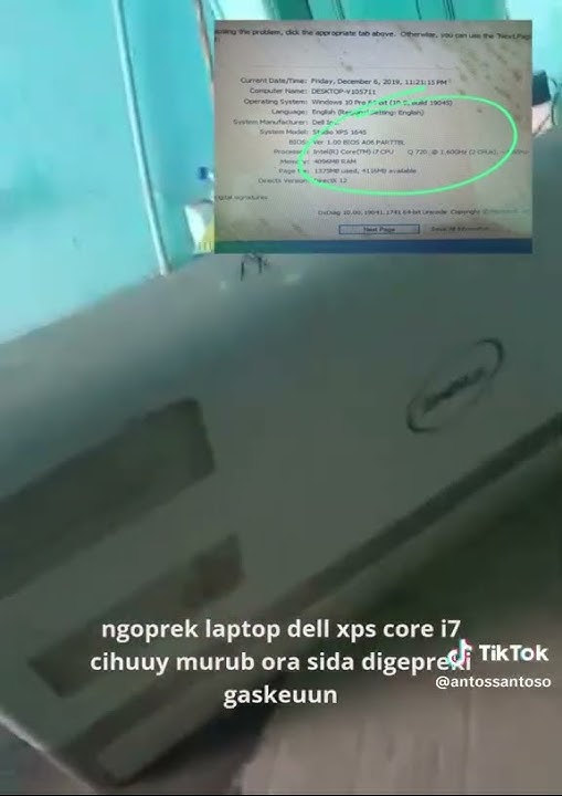 ngoprek laptop dell XPS core i7 cihuuy murub yess