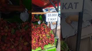 Rumus Jualan Untung dikit yang penting Laris Manis #shorts #pedagang #rambutan #viral