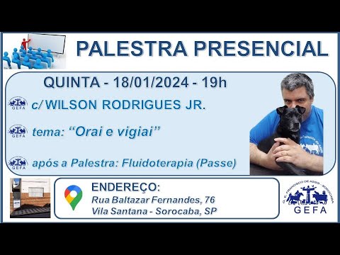 Assista: Palestra Presencial - c/ WILSON RODRIGUES JR. (18/01/2024)