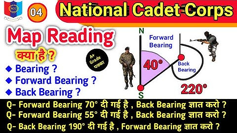 क्या है Forward Bearing and Back Bearing || #Map_Reading #FB #BB #forward_bearing #back_bearing