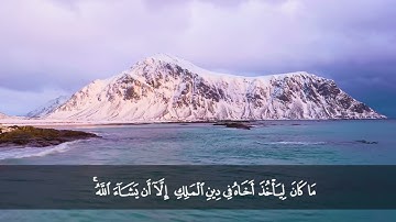تلاوة من سورة يوسف من المصحف المرتل بصوت الشيخ د. محمد حسان