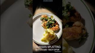Gaussian splatting - Hot meal lighting test // LichtFeld Studio + RC