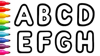 ABC  Alfabet Bahasa Indonesia Untuk Balita ||Mewarnai Huruf ABC Untuk Balita ||BBKIDS