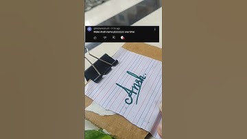 Ansh name in cursive writing✍️#shortvideo #signature #trending #viral #viralvideo