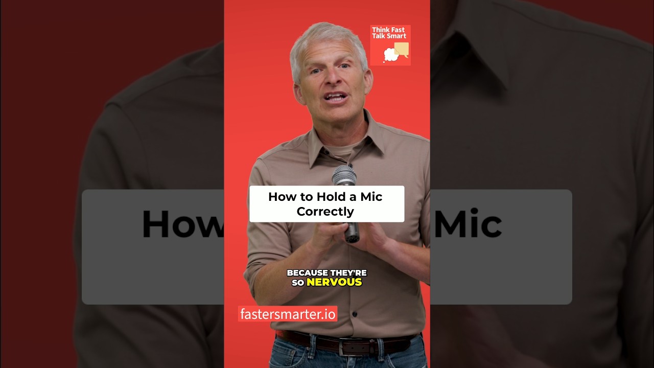 How To Hold a Microphone Correctly