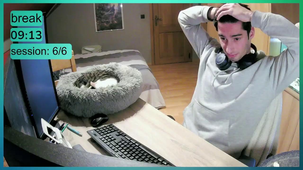 Study with me | 6+ Hours | silent stream