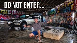 I Camped Inside an Abandoned Building