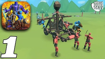 EPIC BATTLE SIMULATOR 2 - Levels 1-13 - Gameplay Walkthrough Part 1 (iOS Android)