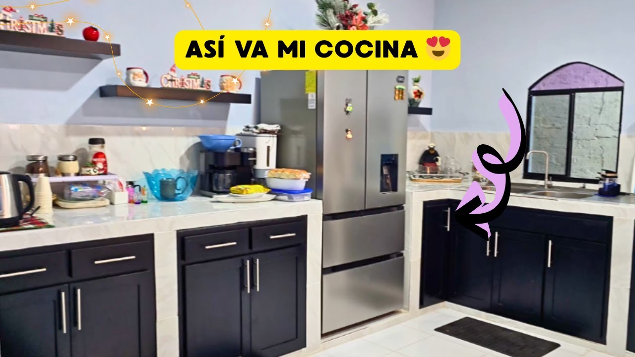 Así va quedando la cocina de Super Mamá 😍 | Ya instalaron los gabinetes