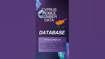 Cyprus Mobile Number Data | B2B Database