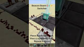 Beacon Color Changer in Minecraft #shorts #minecraft #viral #gaming#rainbow#colors #beacon #redstone