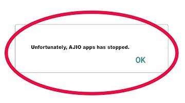 ✅Fix AJIO Online Shopping App Unfortunately has Stopped Error Problem on Android✅