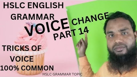 Voice change part 14 English Grammar Learning#Voice change#Voice#Active to Passive voice#100%Common