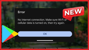 Playstore Purchase - No Internet Connection - Make Sure Wi-Fi or cellular data is turned on - Fix