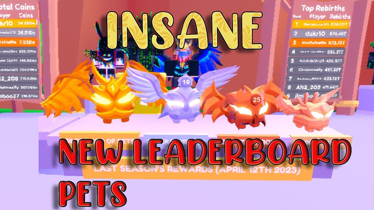 😈🔥INSANE NEW LEADERBOARD PETS in Free Hatchers!!! (ROBLOX)
