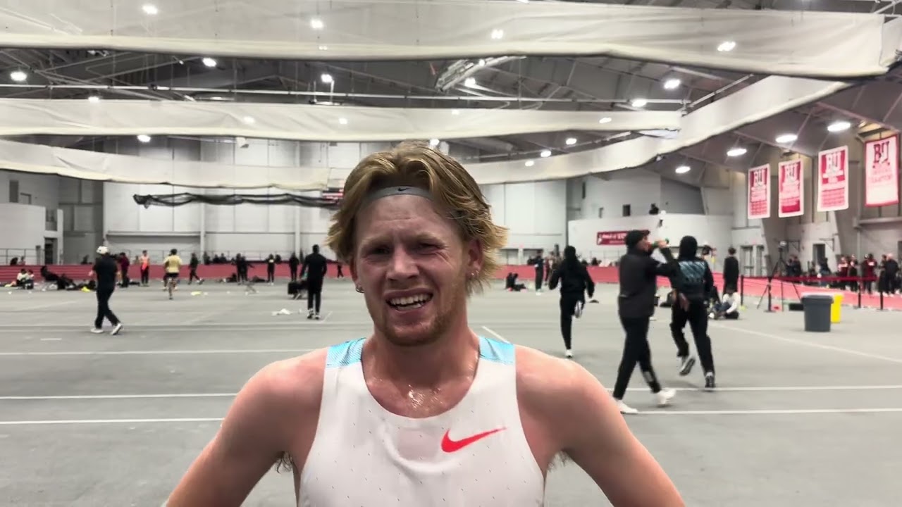 Parker Wolfe Gets Under 13-Minute Barrier With 12:59.09 5000m At BU Battle For Boston